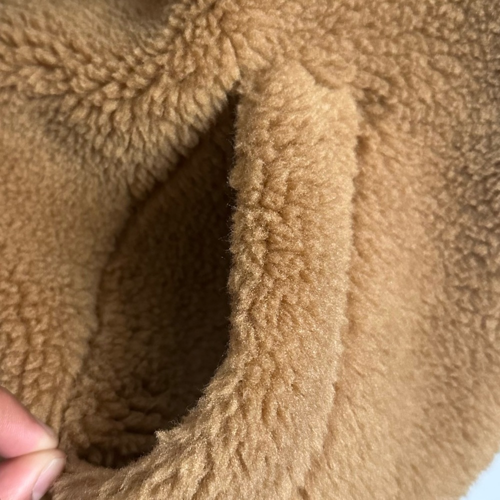 GAP Teddy Sherpa Coat – Brown – Size L - Picture 6 of 10